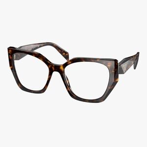 Prada PR 18WV 2AU1O1 Tortoise Plastic Fashion Eyeglasses 54mm